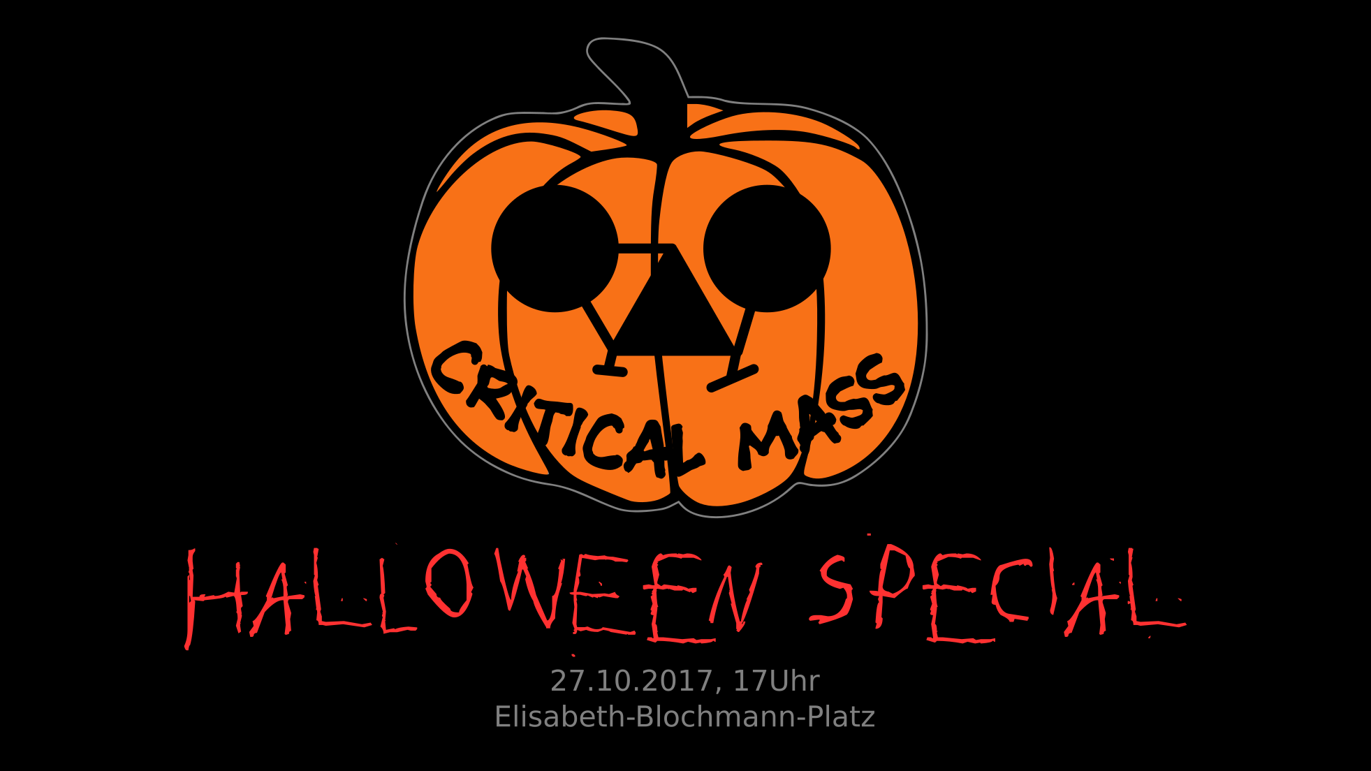 Am 27.10. massenhaft auf Rädern quer durch Marburg: Critical Mass • Halloween Special